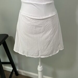 Zella Girls 14-16 Athletic Skort White A Line Waist Pocket